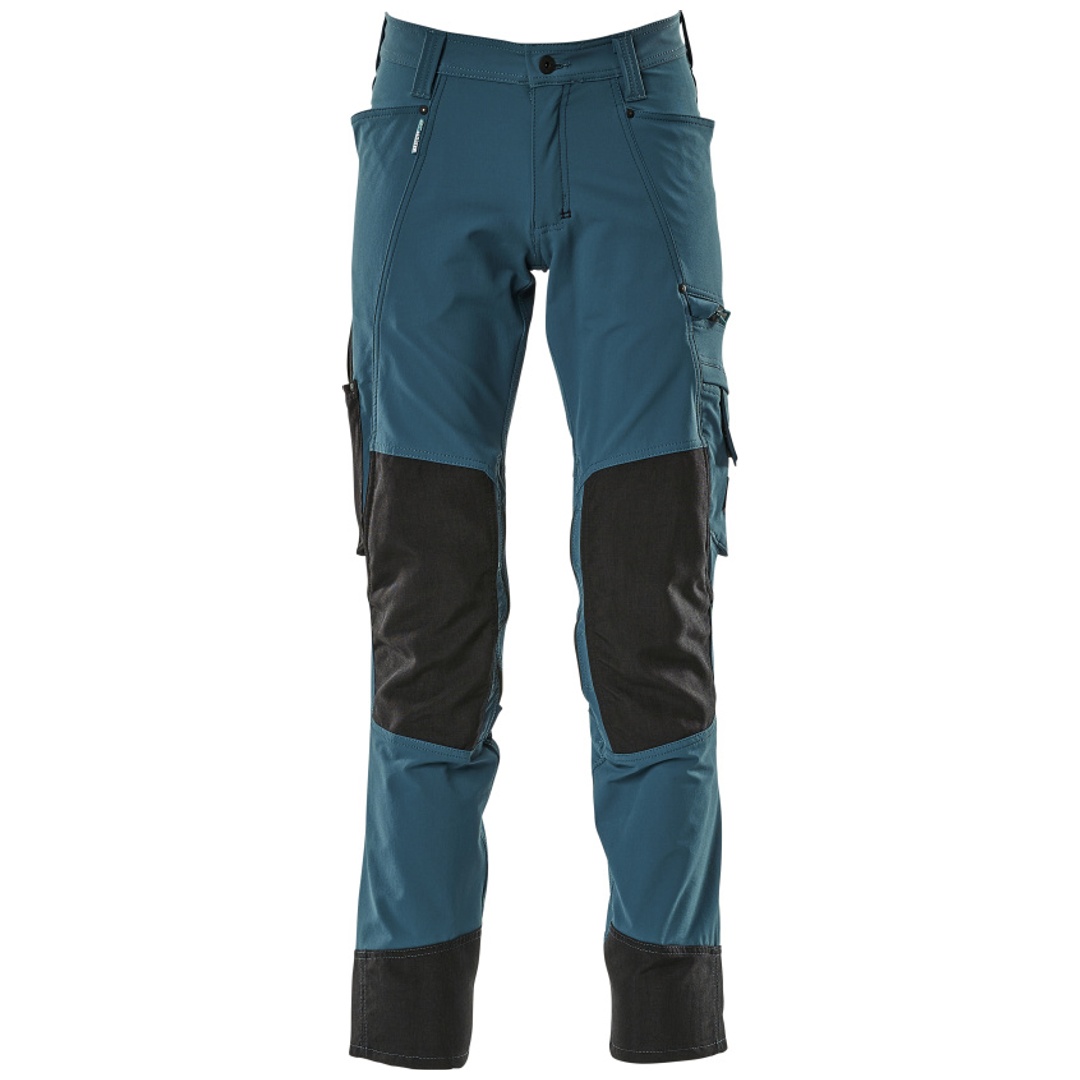 Mascot Bundhose ADVANCED wasserabweisend mit Knietaschen 17179, Gr. 60 dunkelpetroleum