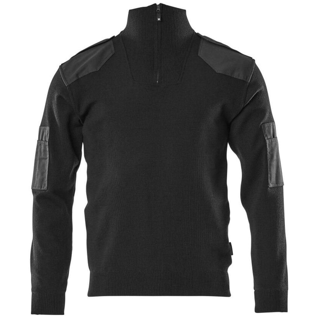 Mascot Strickpullover NANTERRE FRONTLINE mit Verstärkungen 17205 Gr. 4XL schwarz