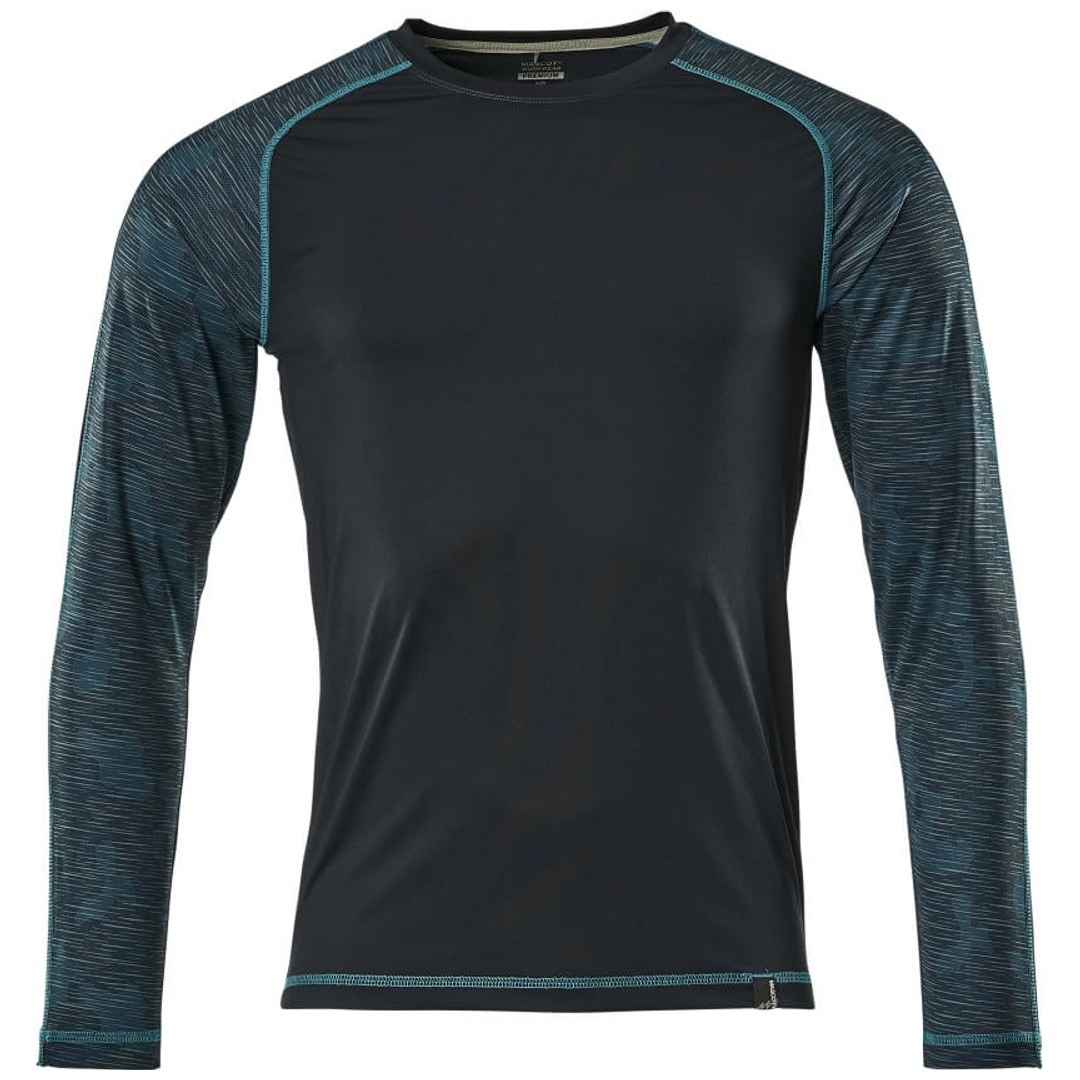 Mascot T-Shirt ADVANCED, feuchtigkeitstransportierend, langarm 17281 Gr. S schwarzblau