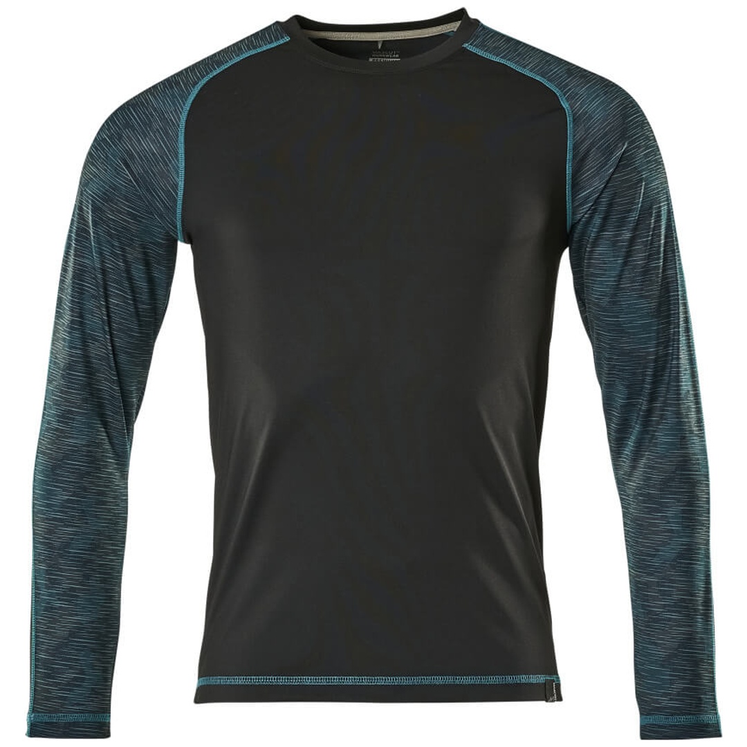 Mascot T-Shirt ADVANCED, feuchtigkeitstransportierend, langarm 17281 Gr. M schwarz