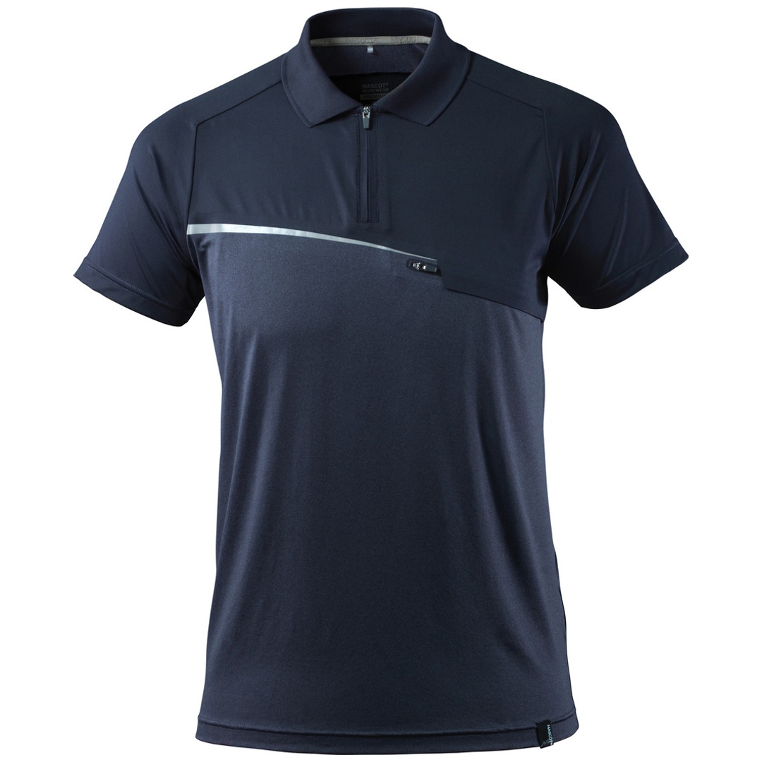 Mascot ADVANCED Poloshirt feuchtigkeitstransportierend Gr. M schwarzblau