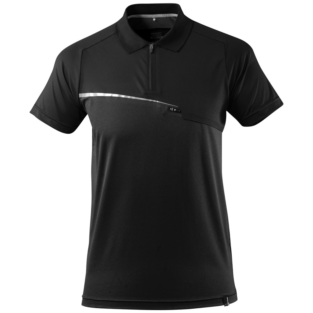 Mascot ADVANCED Poloshirt feuchtigkeitstransportierend Gr. M schwarz