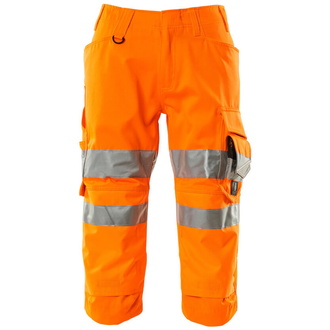 Mascot Warnschutz Dreiviertel-Hose SAFE SUPREME mit Knietaschen 17549 Gr. 44 warnorange