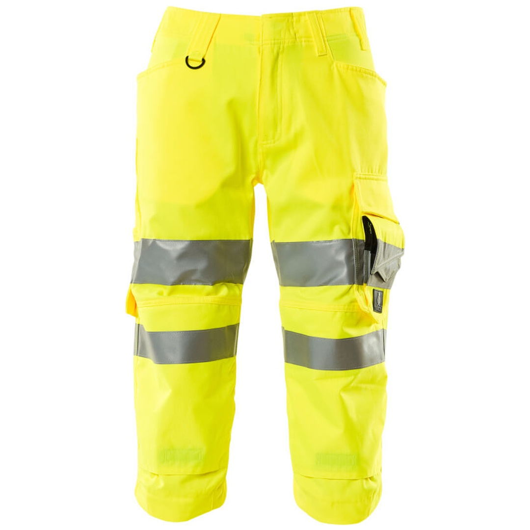 Mascot Warnschutz Dreiviertel-Hose SAFE SUPREME mit Knietaschen 17549 Gr. 50 warngelb