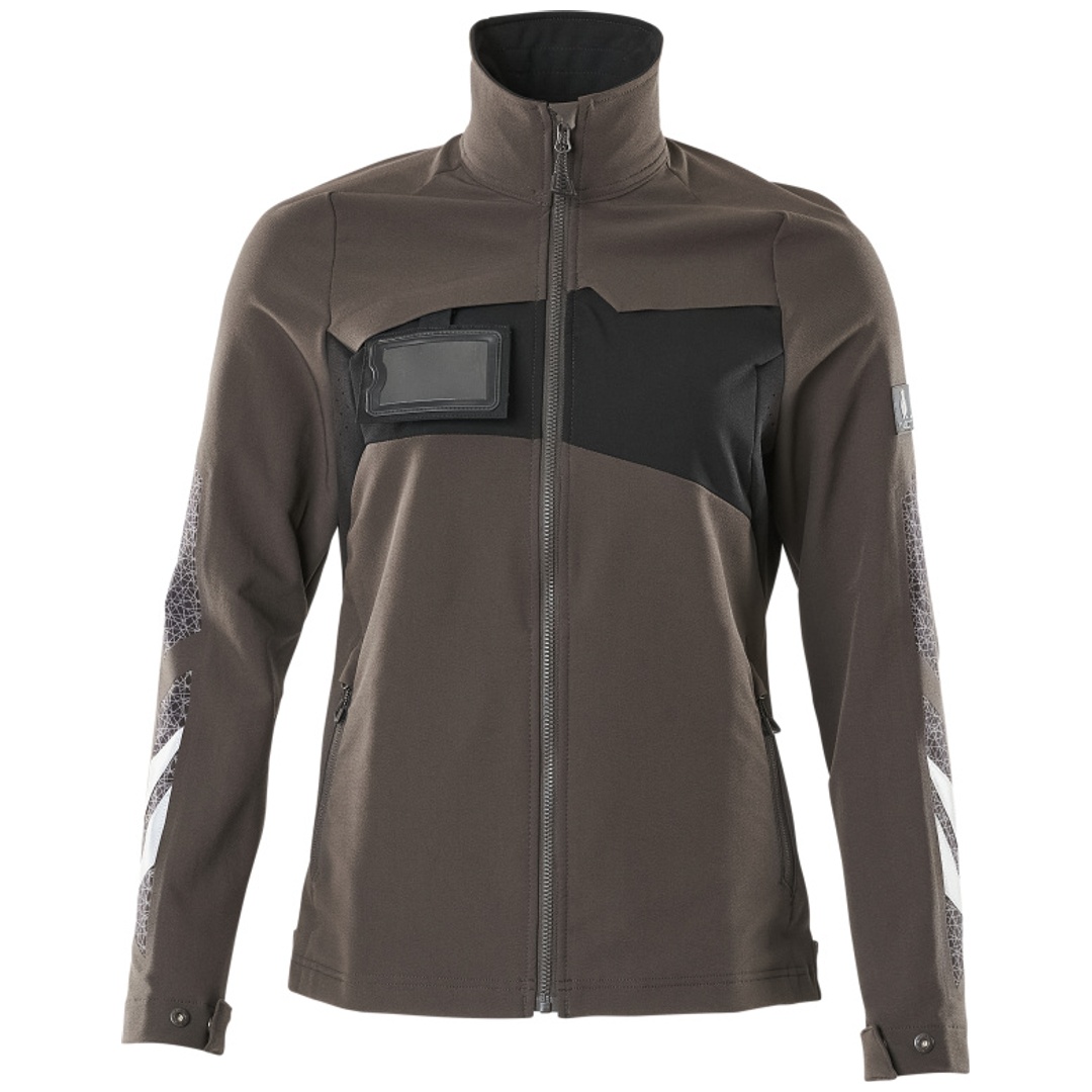 Mascot Jacke ACCELERATE Vier-Wege-Stretchstoff, leicht Damen 18008 Gr. 4XL dunkelanthrazit/schwarz
