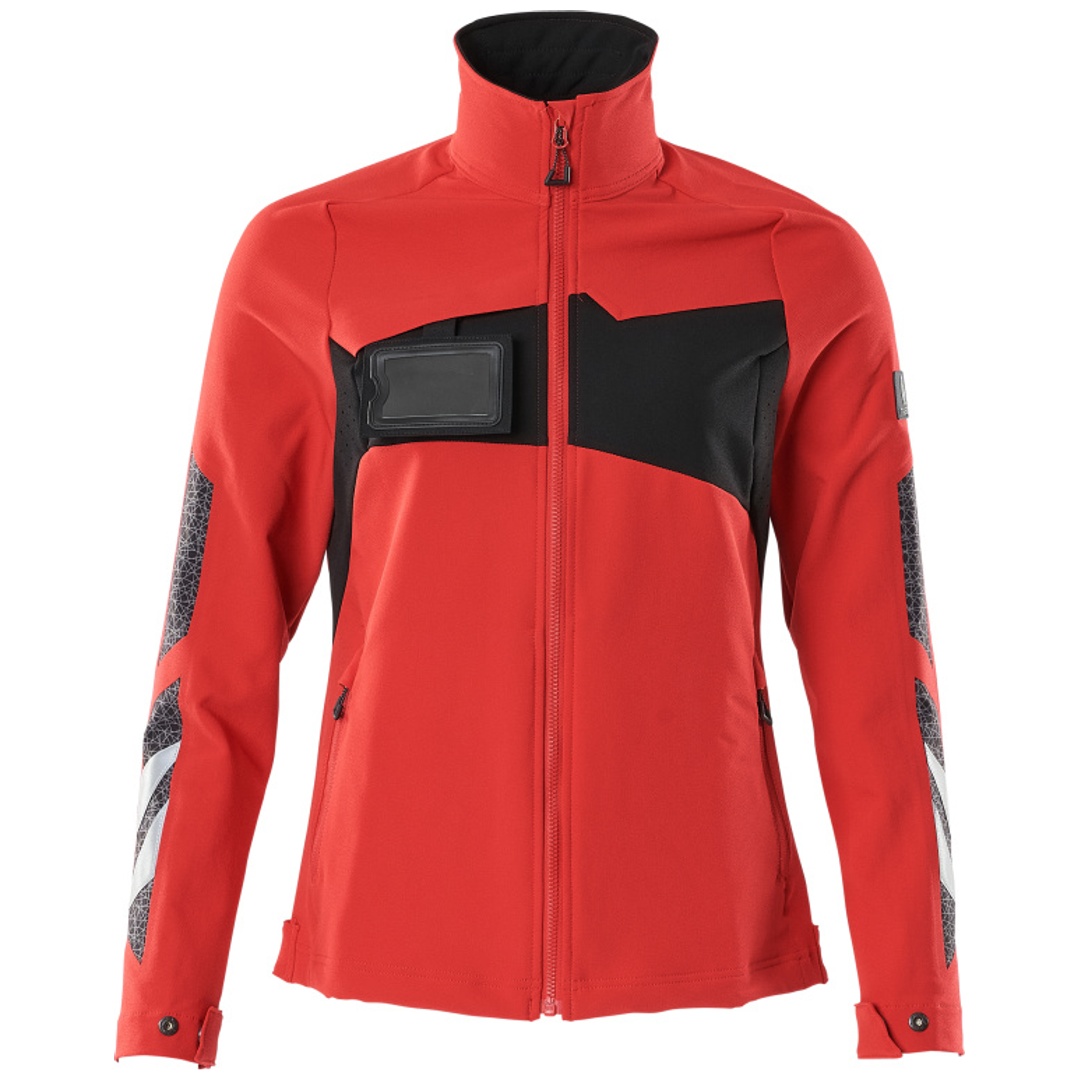 Mascot Jacke ACCELERATE Vier-Wege-Stretchstoff, leicht Damen 18008 Gr. S verkehrsrot/schwarz
