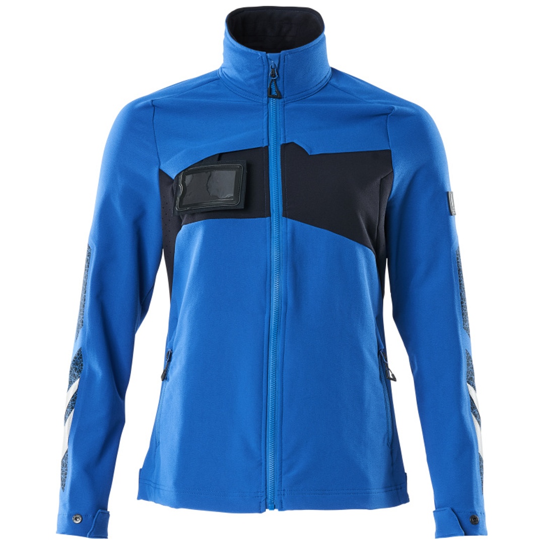 Mascot Jacke ACCELERATE Vier-Wege-Stretchstoff, leicht Damen 18008 Gr. L azurblau/schwarzblau