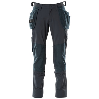 Mascot ACCELERATE Hose mit CORDURA-Knie- und Hängetaschen, Vier-Wege-Stretchstoff, geringes Gewicht Gr. 42 schwarzblau