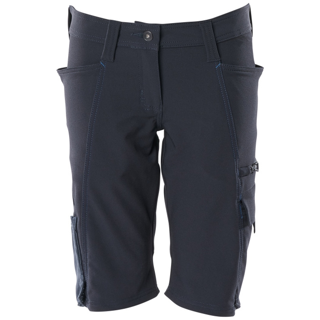 Mascot MASCOT® ACCELERATE Handwerkershorts Shorts, Damenpassform, Pearl, Stretch Gr. 42 schwarzblau