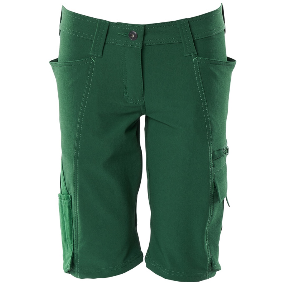 Mascot MASCOT® ACCELERATE Handwerkershorts Shorts, Damenpassform, Pearl, Stretch Gr. 54 grün