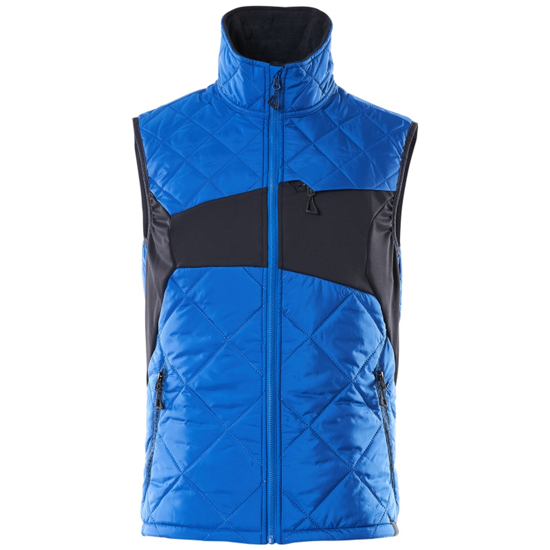 Mascot MASCOT® ACCELERATE leichte Winterweste mit Climascot Gr. M azurblau/schwarzblau