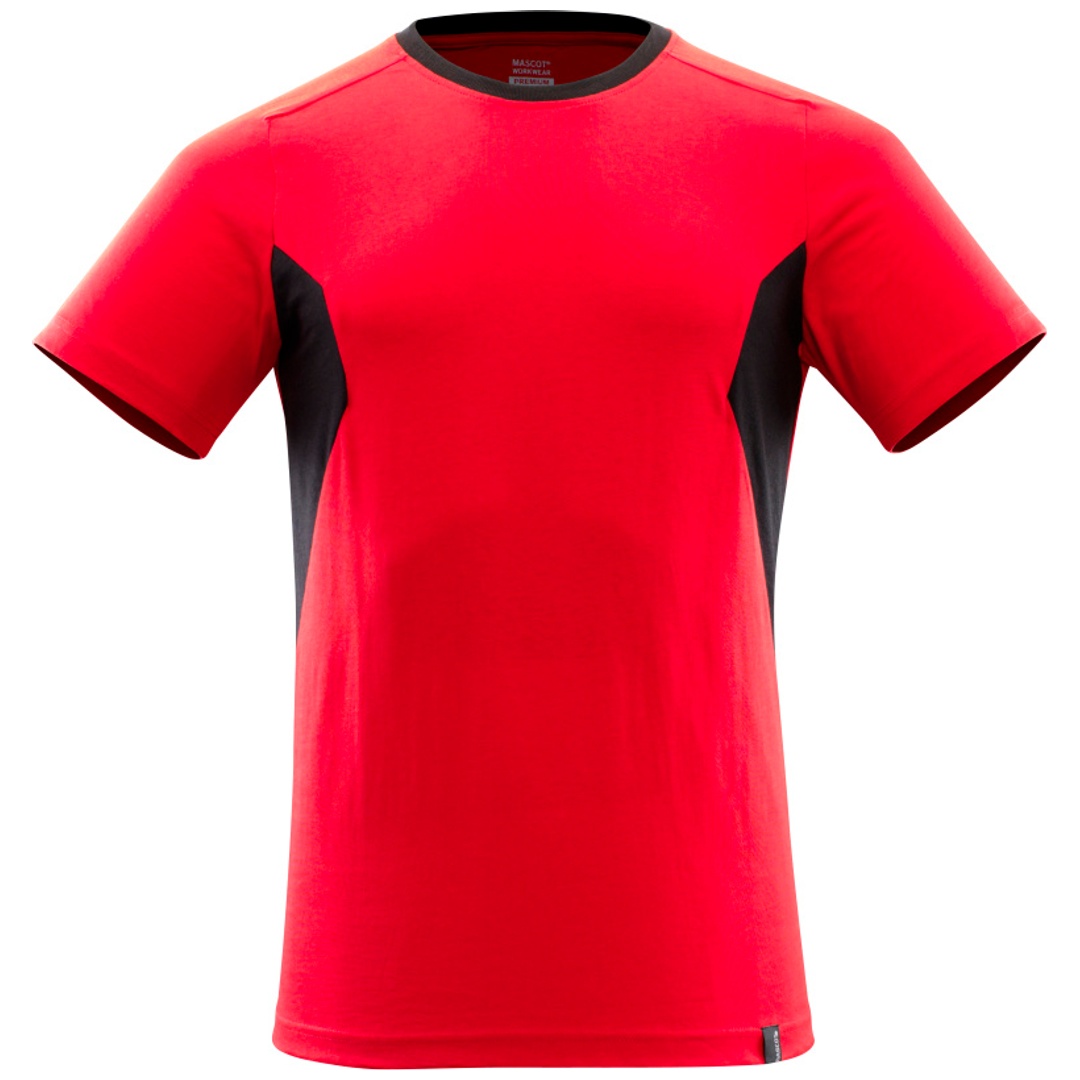 Mascot MASCOT® ACCELERATE T-Shirt, moderen Passform Gr. XL verkehrsrot/schwarz