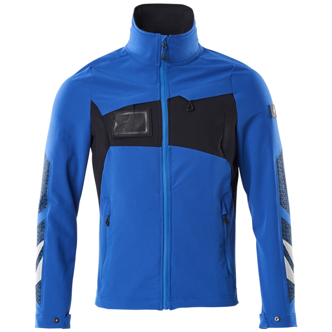 Mascot Arbeitsjacke ACCELERATE mit Vier-Wege-Stretchstoff 18101 Gr. S azurblau/schwarzblau