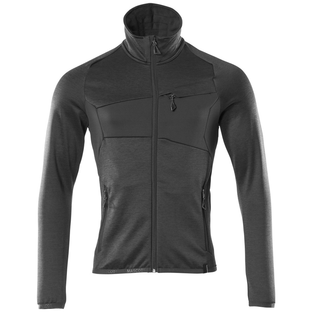 Mascot Fleecepullover mit Reißverschluss 18103 Gr. XL, schwarz