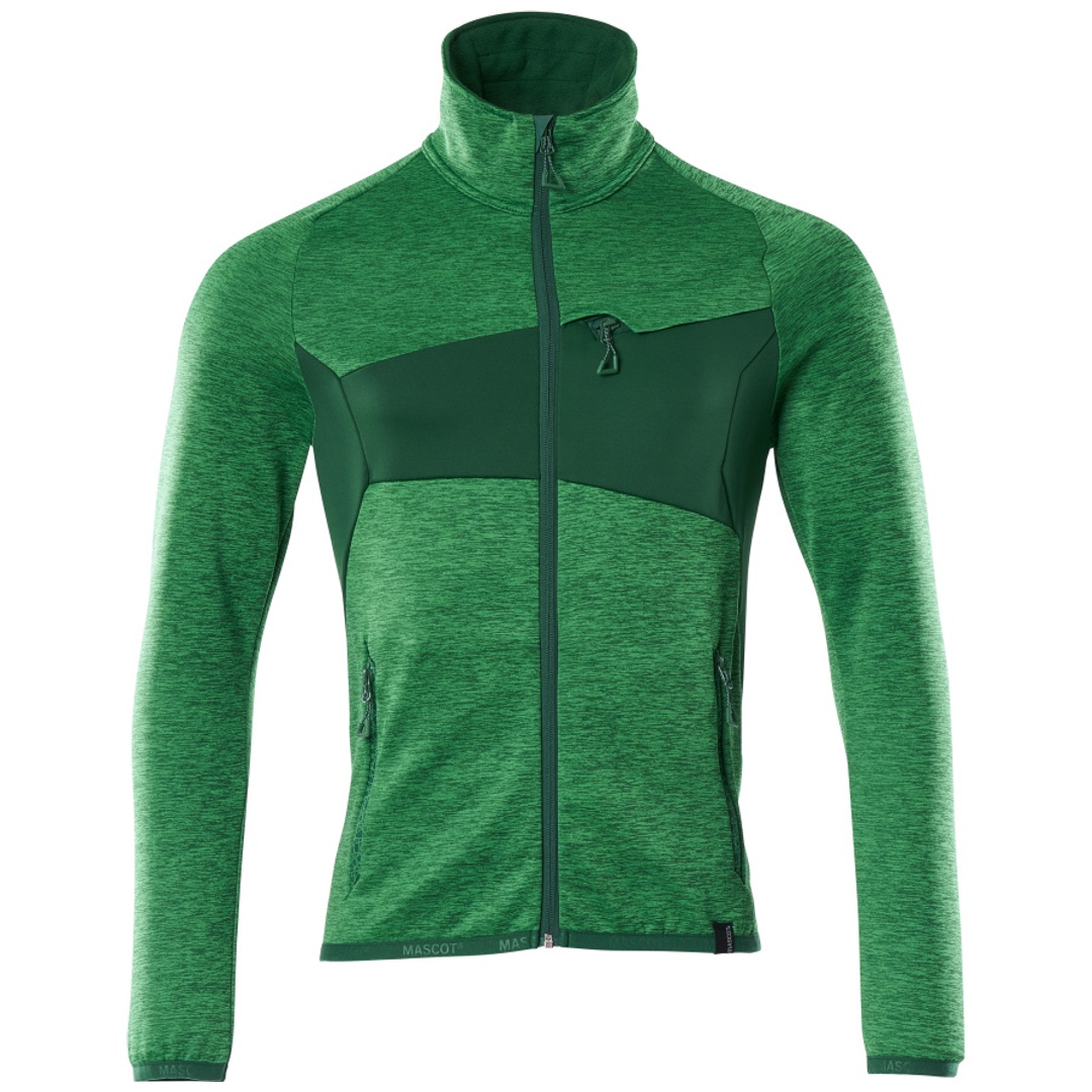 Mascot MASCOT® ACCELERATE Fleecepullover 18103 mit Reißverschluss Herren Gr. 4XL grasgrün/grün