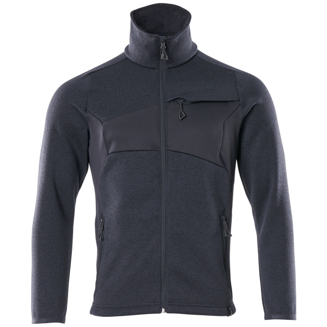 Mascot ACCELERATE Strickpullover mit Reißverschluss Gr. L schwarzblau