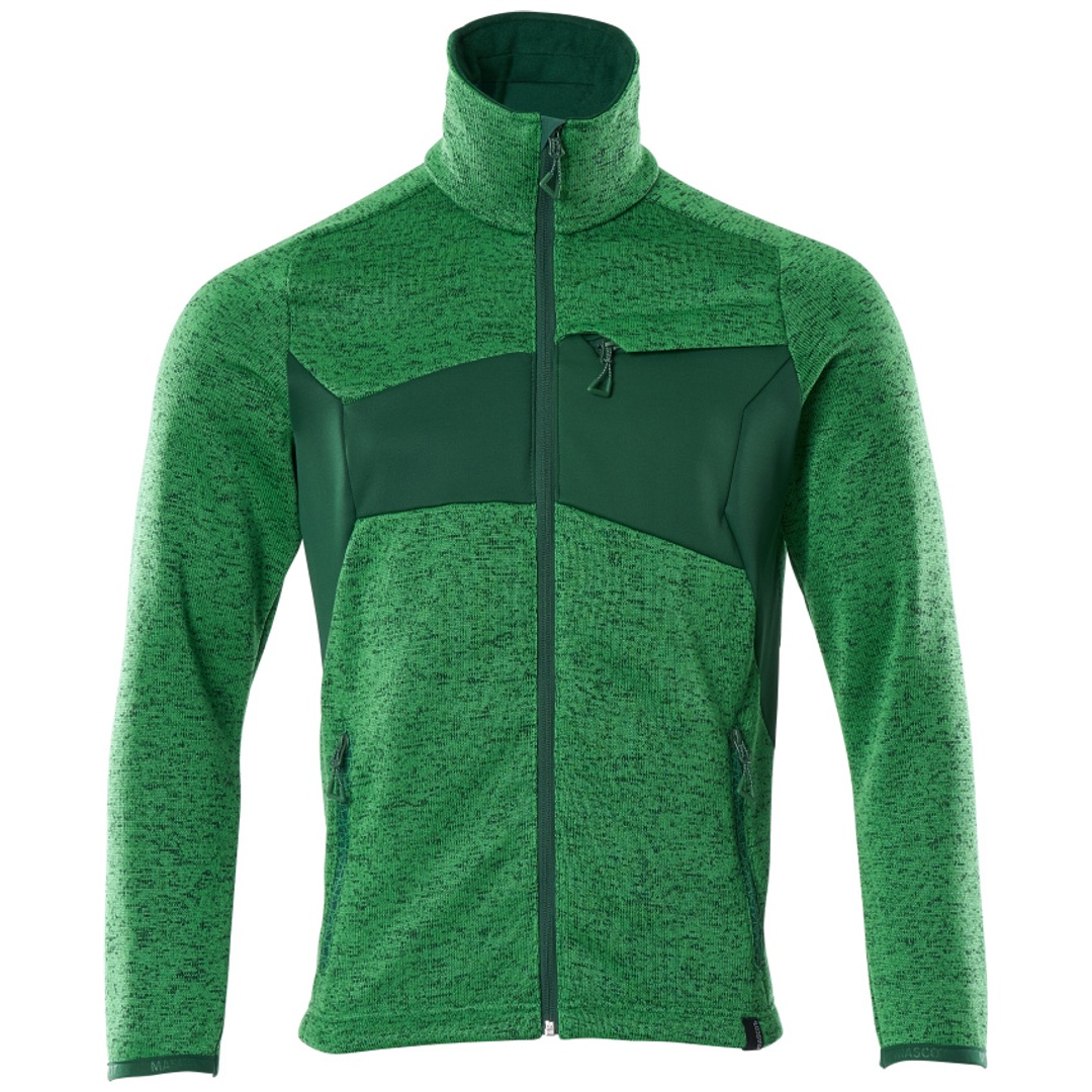 Mascot ACCELERATE Strickpullover mit Reißverschluss Gr. XL grasgrün/grün