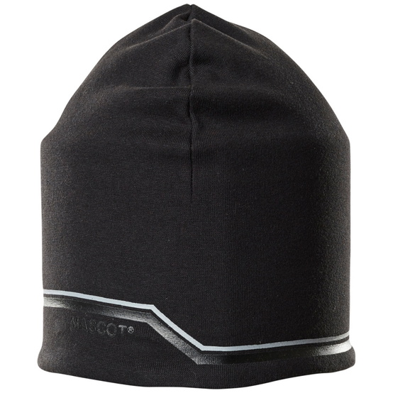 mascot-strickmuetze-mit-druck-one-schwarz-p1214853