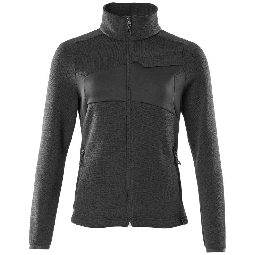 Mascot Damen-Strickpullover mit Reißverschluss 18155-951-09 Gr. 4XL schwarz