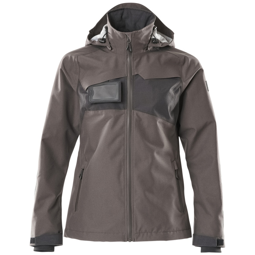 Mascot Hard Shell Jacke ACCELERATE atmungsaktiv, wind- und wasserdicht Damen 18311 Gr. XL dunkelanthrazit/schwarz