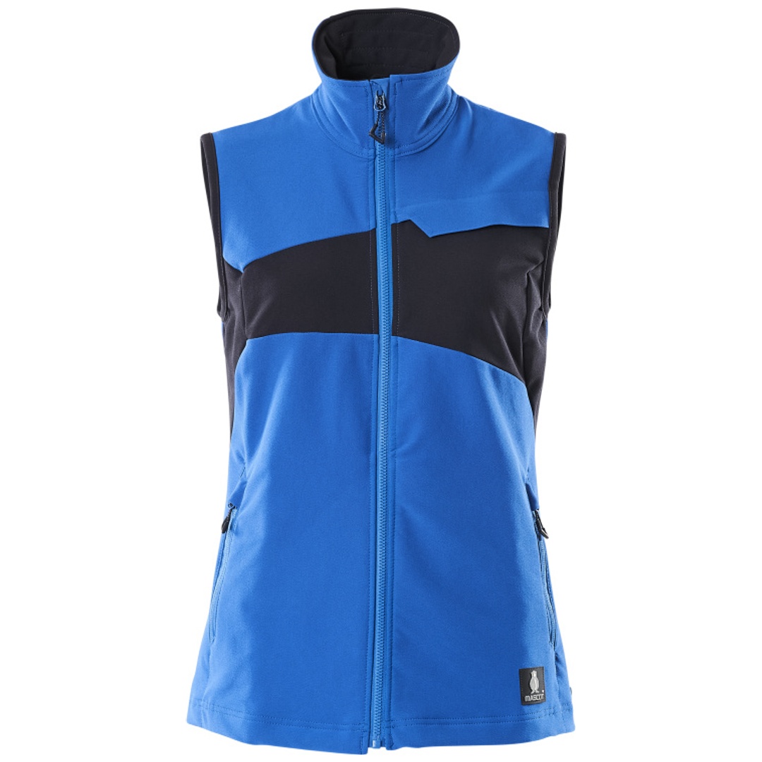 Mascot Weste ACCELERATE Ultimate Stretch Damen 18375 Gr. S azurblau/schwarzblau