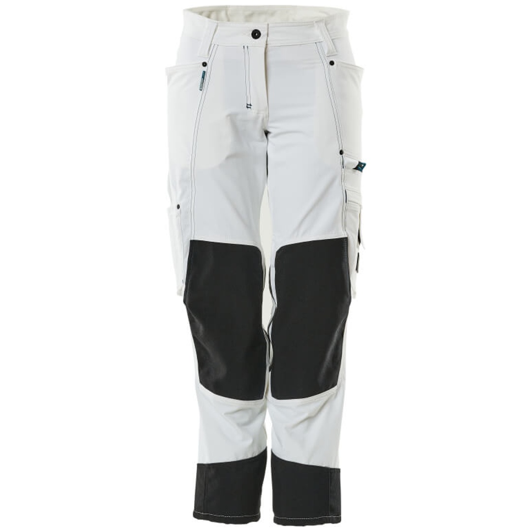 Mascot Hose ADVANCED mit Knietaschen Damen DIAMOND CORDURA 18378 Gr. 46 weiss