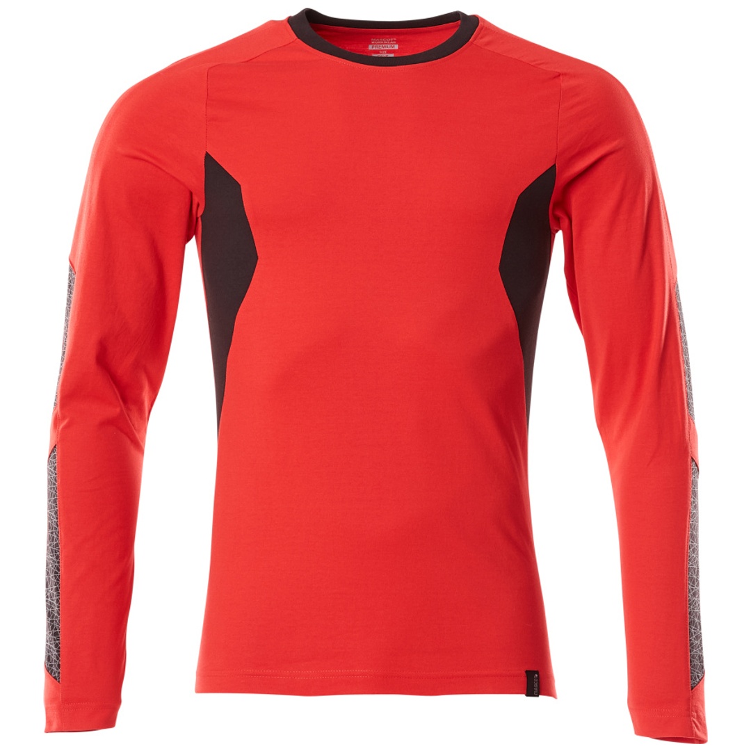 Mascot MASCOT® ACCELERATE T-Shirt, langarm, moderne Passform Gr. 2XL verkehrsrot