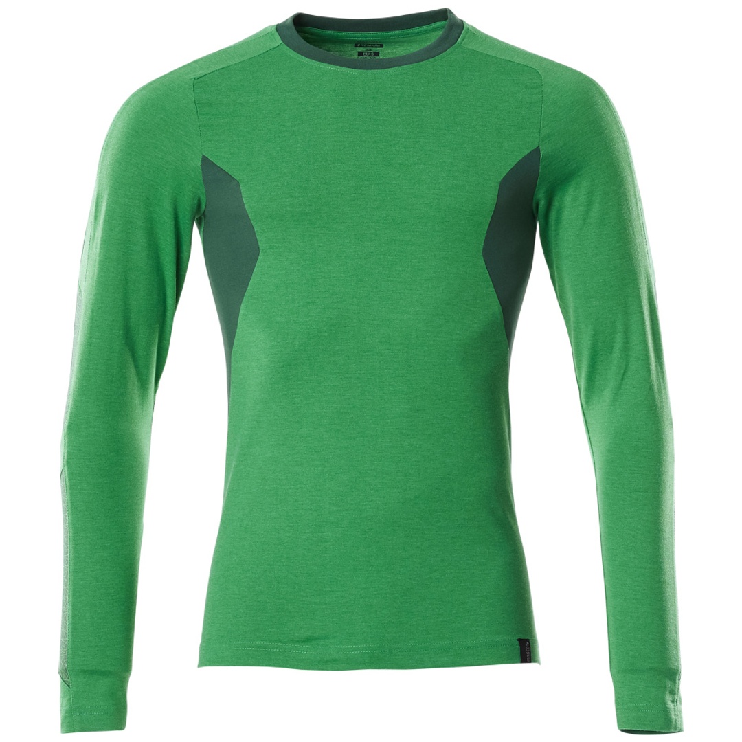 Mascot MASCOT® ACCELERATE T-Shirt, langarm, moderne Passform Gr. S grün