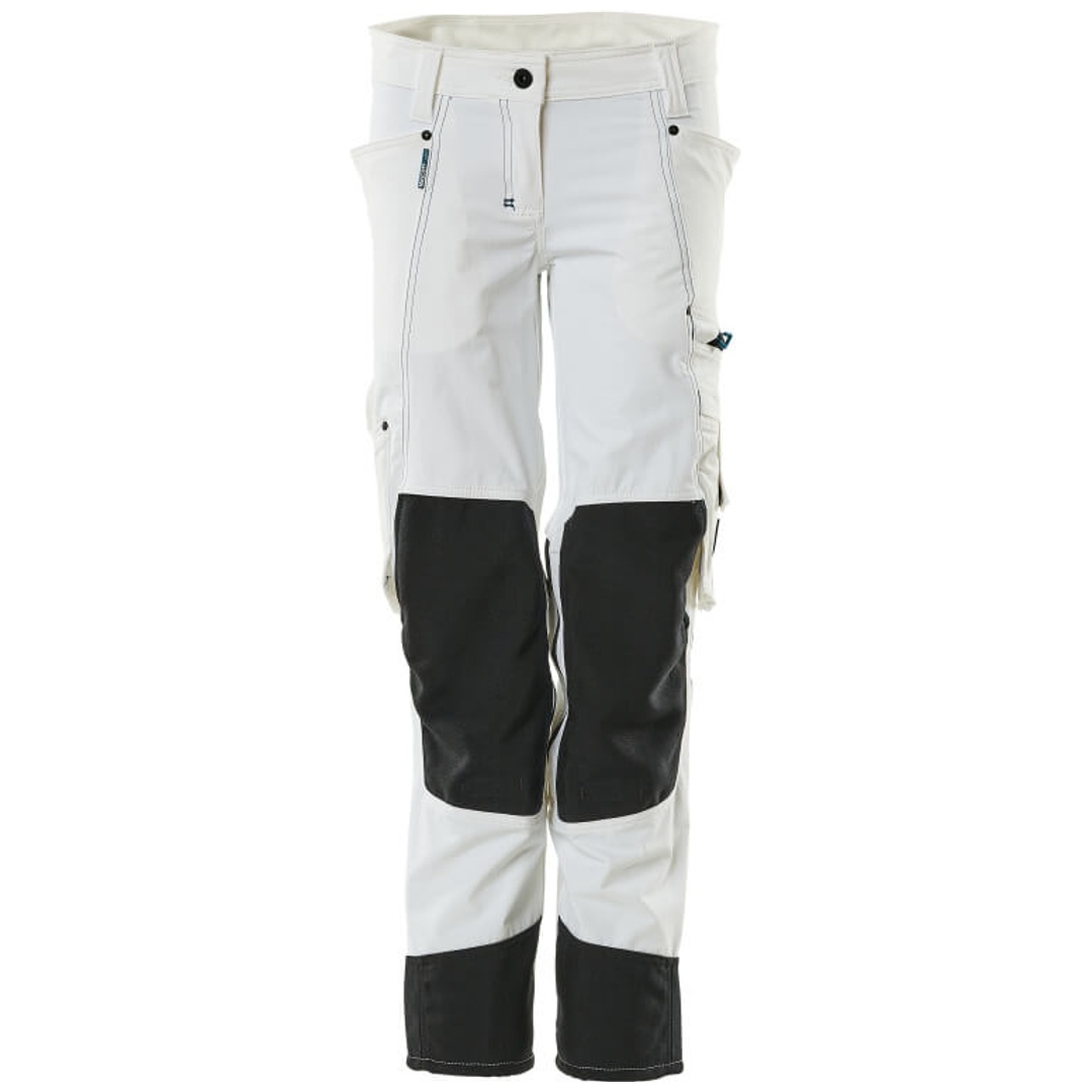 Mascot Hose ADVANCED mit Knietaschen Damen PEARL CORDURA 18388 Gr. 76C44 weiß
