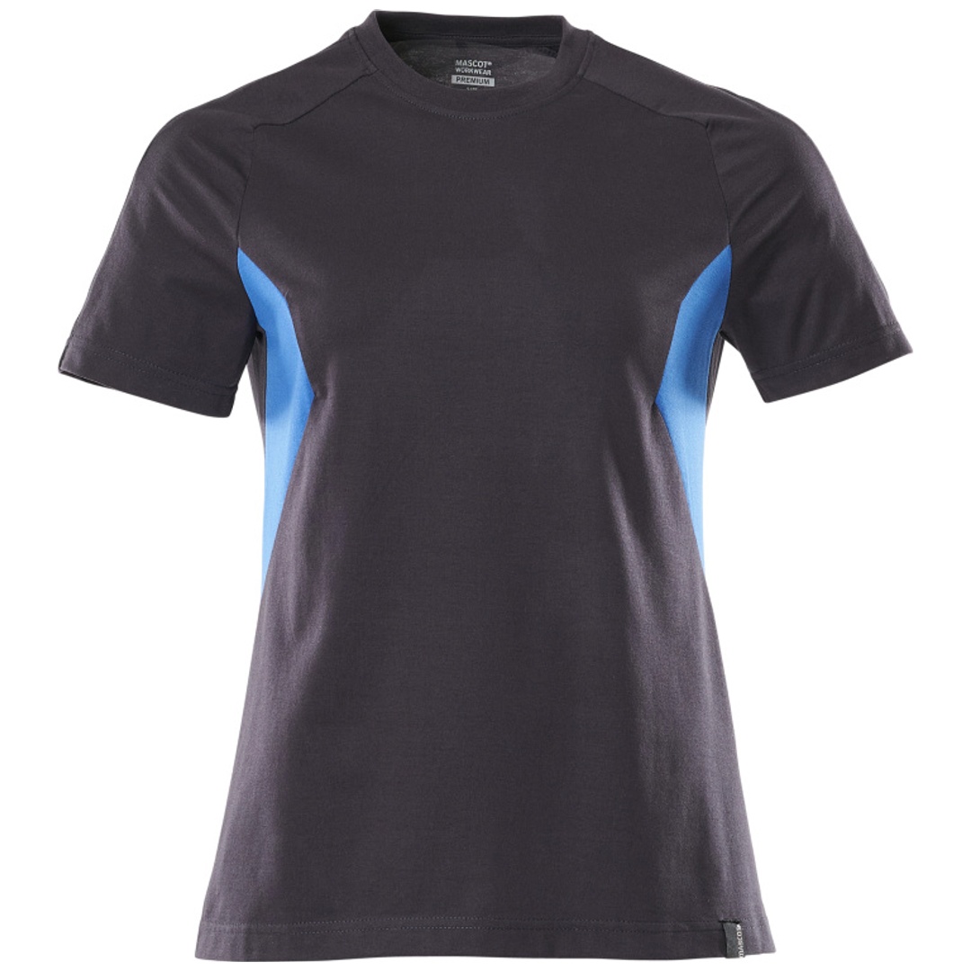 Mascot MASCOT® ACCELERATE T-Shirt Damen Gr. 2XL schwarzblau/azurblau