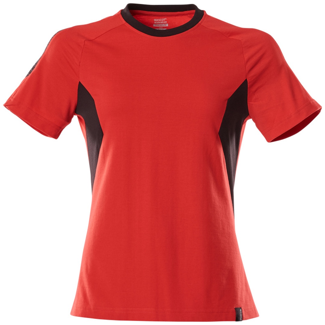 Mascot MASCOT® ACCELERATE T-Shirt Damen Gr. S verkehrsrot/schwarz