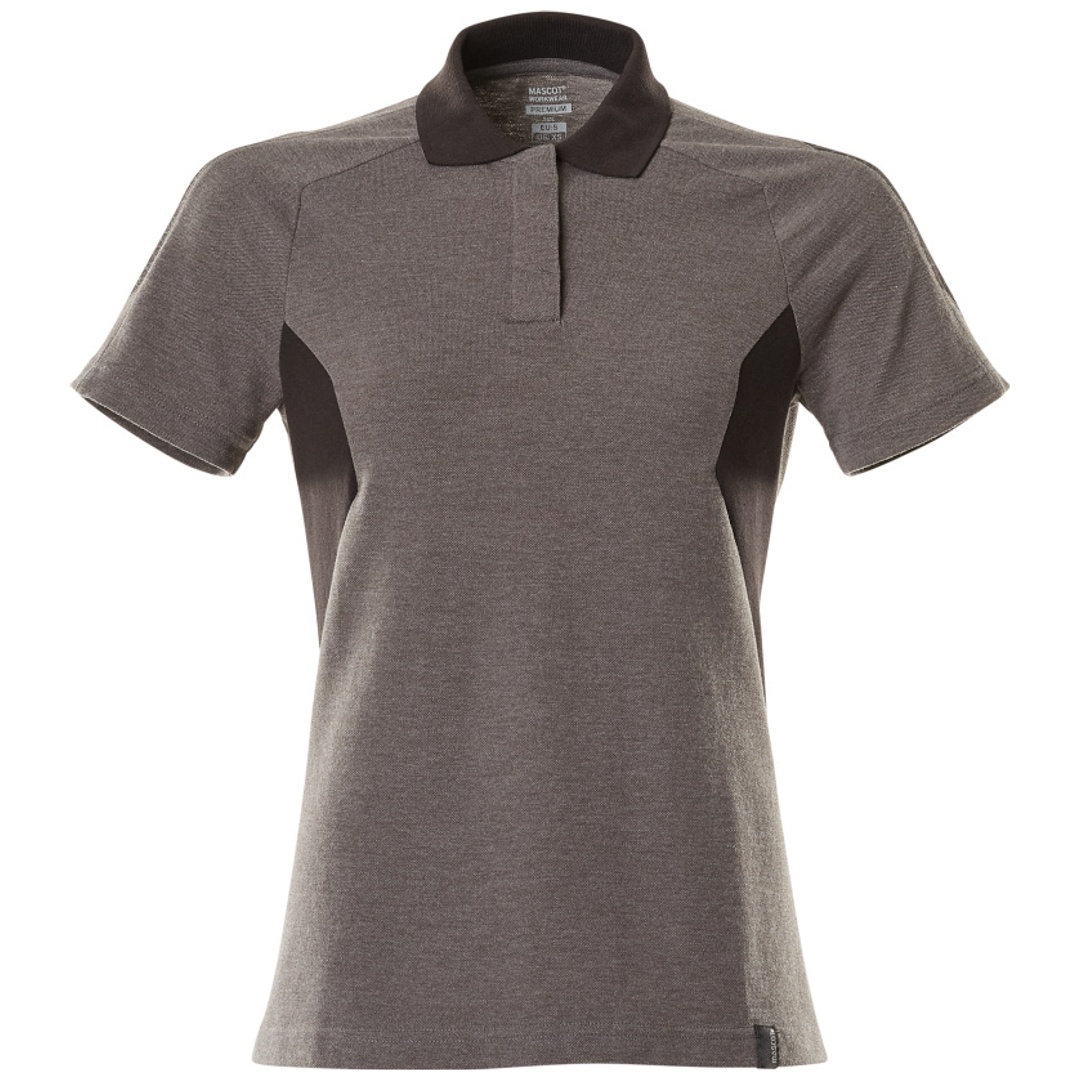 Mascot ACCELERATE Damen Poloshirt 18393-961 Gr. 5XL dunkelanthrazit/schwarz