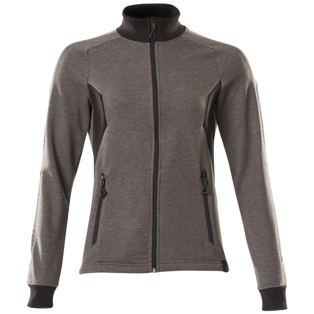 Mascot ACCELERATE Sweatshirt mit Reißverschluss, Damenpassform 18494 Gr. XS dunkelanthrazit/schwarz