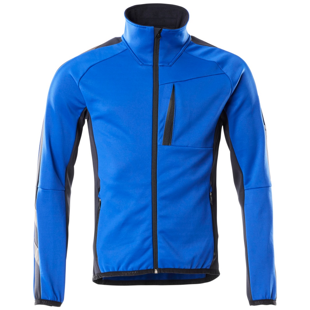 Mascot Fleecepullover mit Reißverschluss 18603-316 Gr. L kornblau/schwarzblau