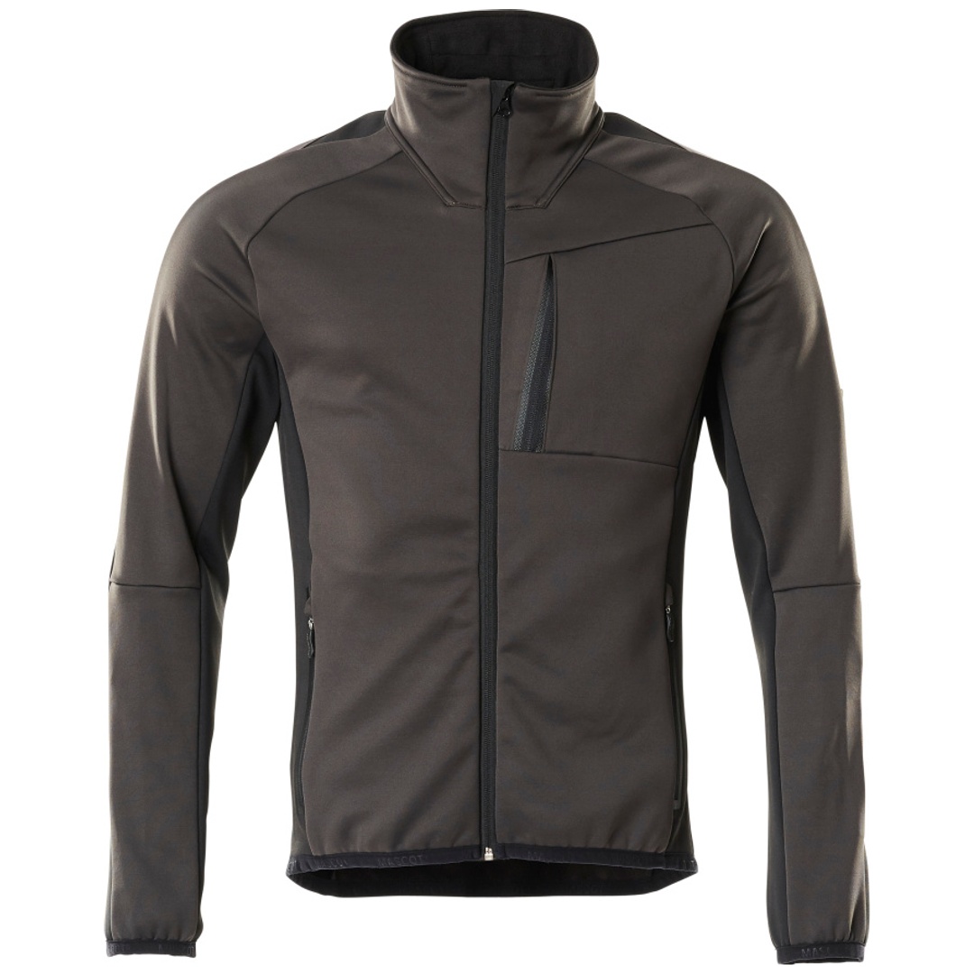 Mascot Fleecepullover mit Reißverschluss 18603-316 Gr. M dunkelanthrazit/schwarz