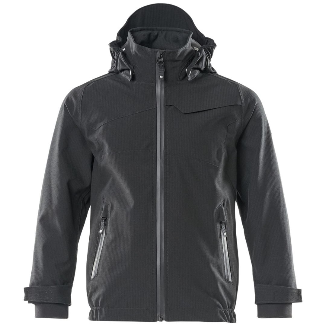 Mascot MASCOT® ACCELERATE Hard Shell Jacke für Kinder, winddicht und wasserabweisend Gr. 104 schwarz