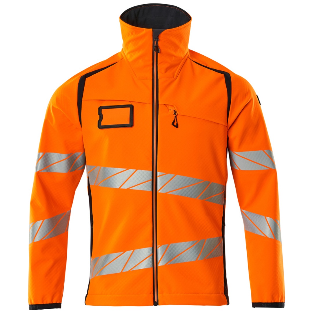 Mascot ACCELERATE SAFE Softshelljacke 19002-143-14010 Gr. 3XL hi-vis orange/schwarzblau