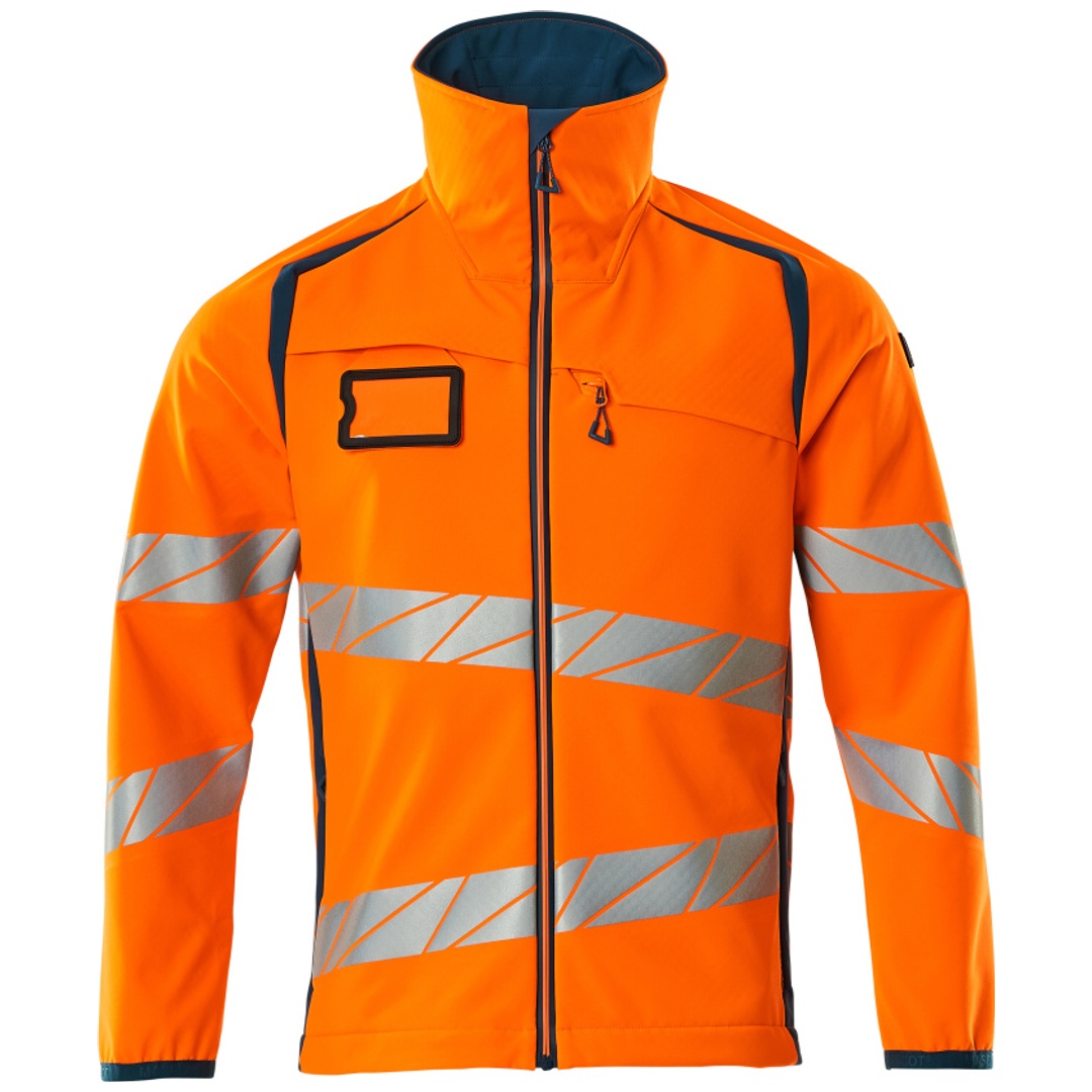 Mascot ACCELERATE SAFE Softshelljacke 19002-143-1444 Gr. 2XL hi-vis orange/dunkelpetroleum