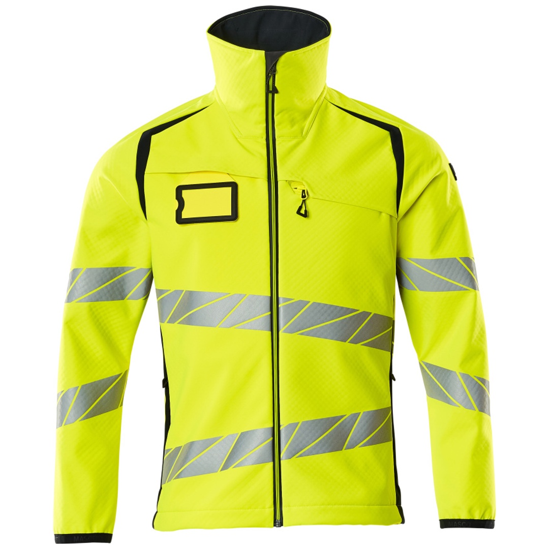 Mascot ACCELERATE SAFE Softshelljacke 19002-143-17010 Gr. L hi-vis gelb/schwarzblau