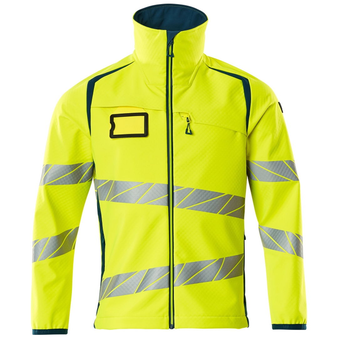 Mascot ACCELERATE SAFE Softshelljacke 19002-143-1744 Gr. M hi-vis gelb/dunkelpetroleum