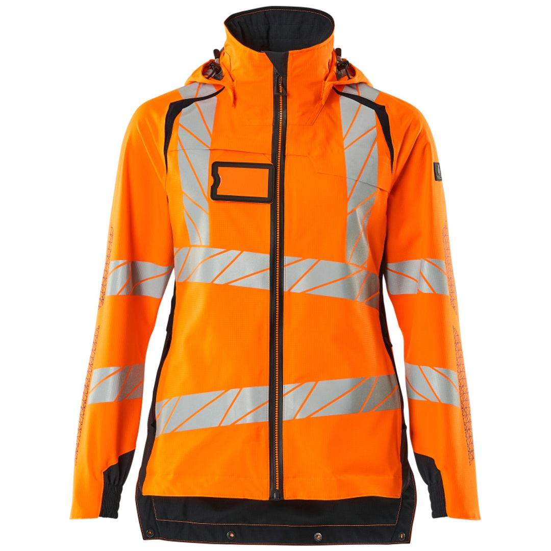 MASCOT ACCELERATE SAFE Damen Hard Shell Jacke 19011-449 Gr. S hi-vis orange/schwarzblau