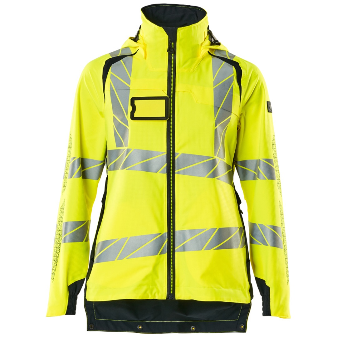 MASCOT ACCELERATE SAFE Damen Hard Shell Jacke 19011-449 Gr. L hi-vis gelb/schwarzblau
