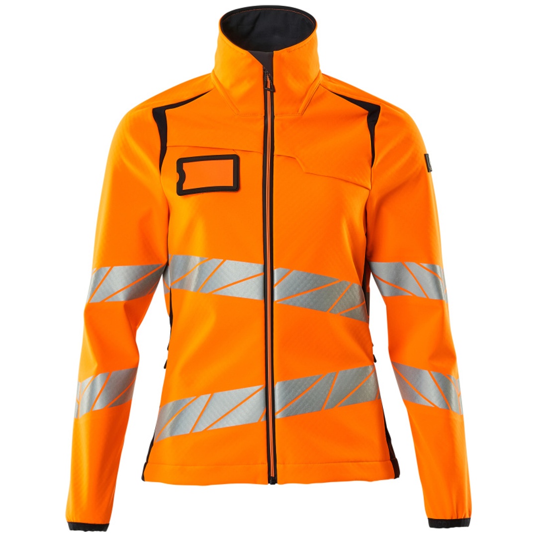 MASCOT Damen-Softshelljacke 19012-143 Gr. L hi-vis orange/schwarzblau