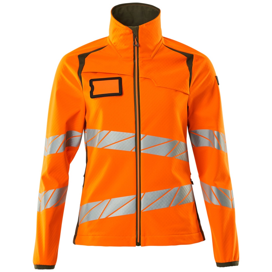 MASCOT Damen-Softshelljacke 19012-143 Gr. 5XL hi-vis orange/moosgrün