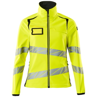 Mascot Soft Shell Jacke, Damenpassform Soft Shell Jacke Gr. 5XL, hi-vis gelb/schwarz