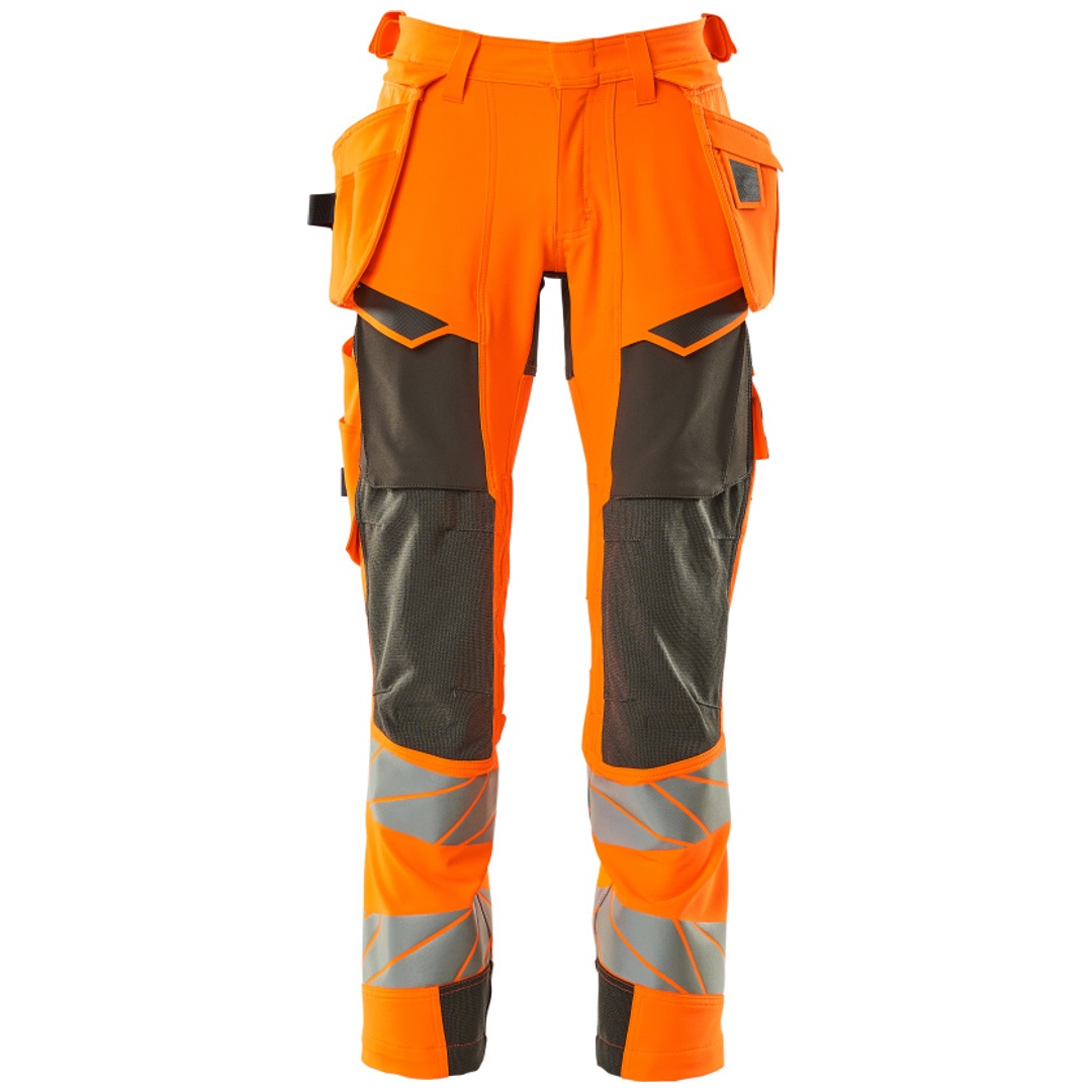 Mascot Warn-Stretchhose mit Hängetaschen 19031-711 Gr. 124 hi-vis orange/dunkelanthrazit