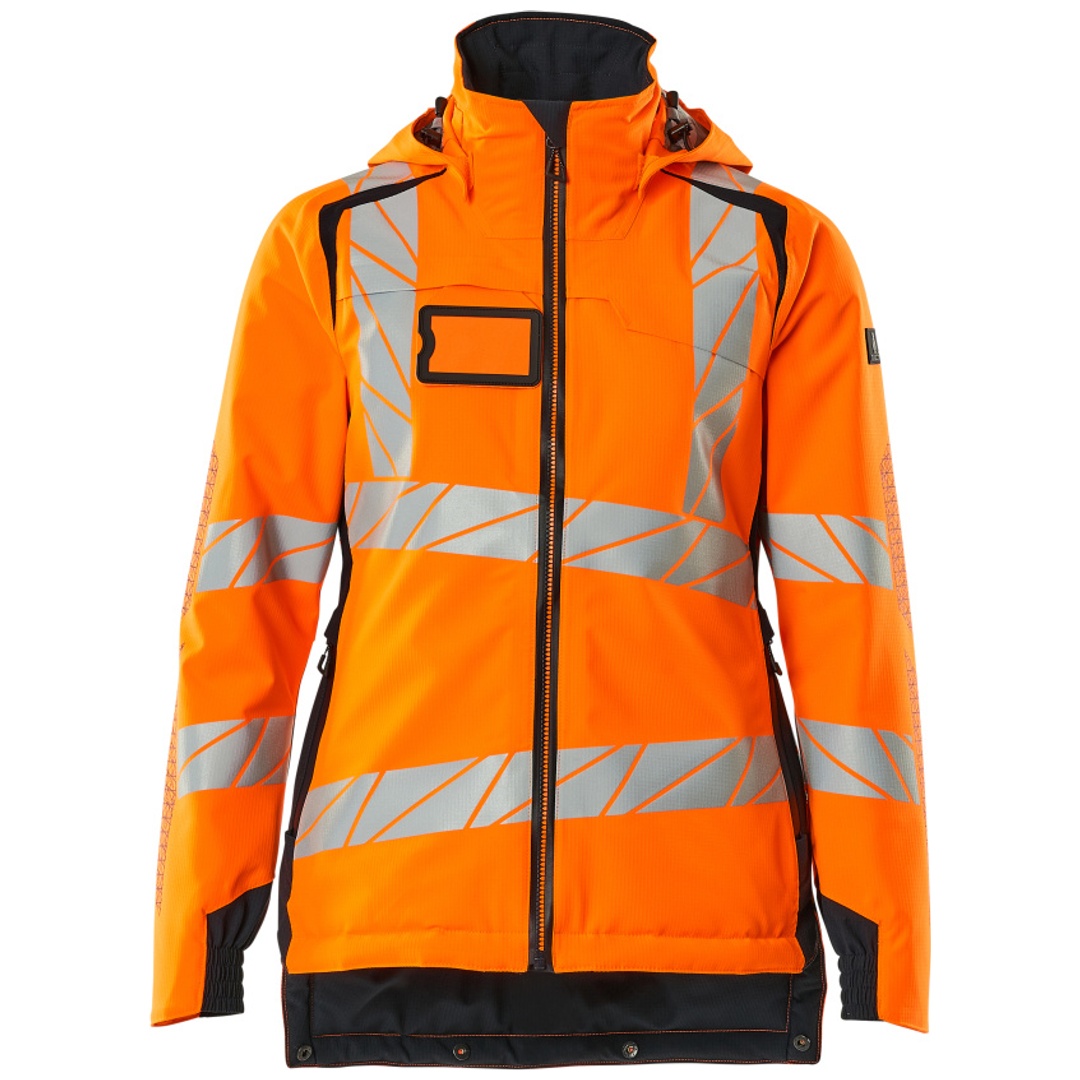 Mascot Winterjacke CLIMASCOT®, Damen Winterjacke Gr. 2XL, hi-vis orange/schwarzblau