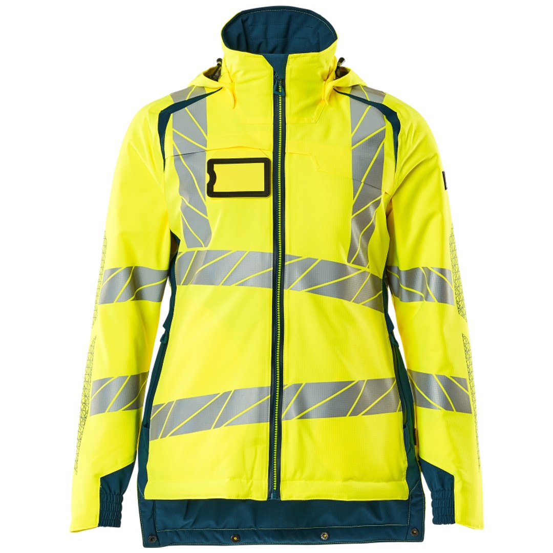 Mascot Winterjacke CLIMASCOT®, Damen Winterjacke Gr. M, hi-vis gelb/dunkelpetroleum