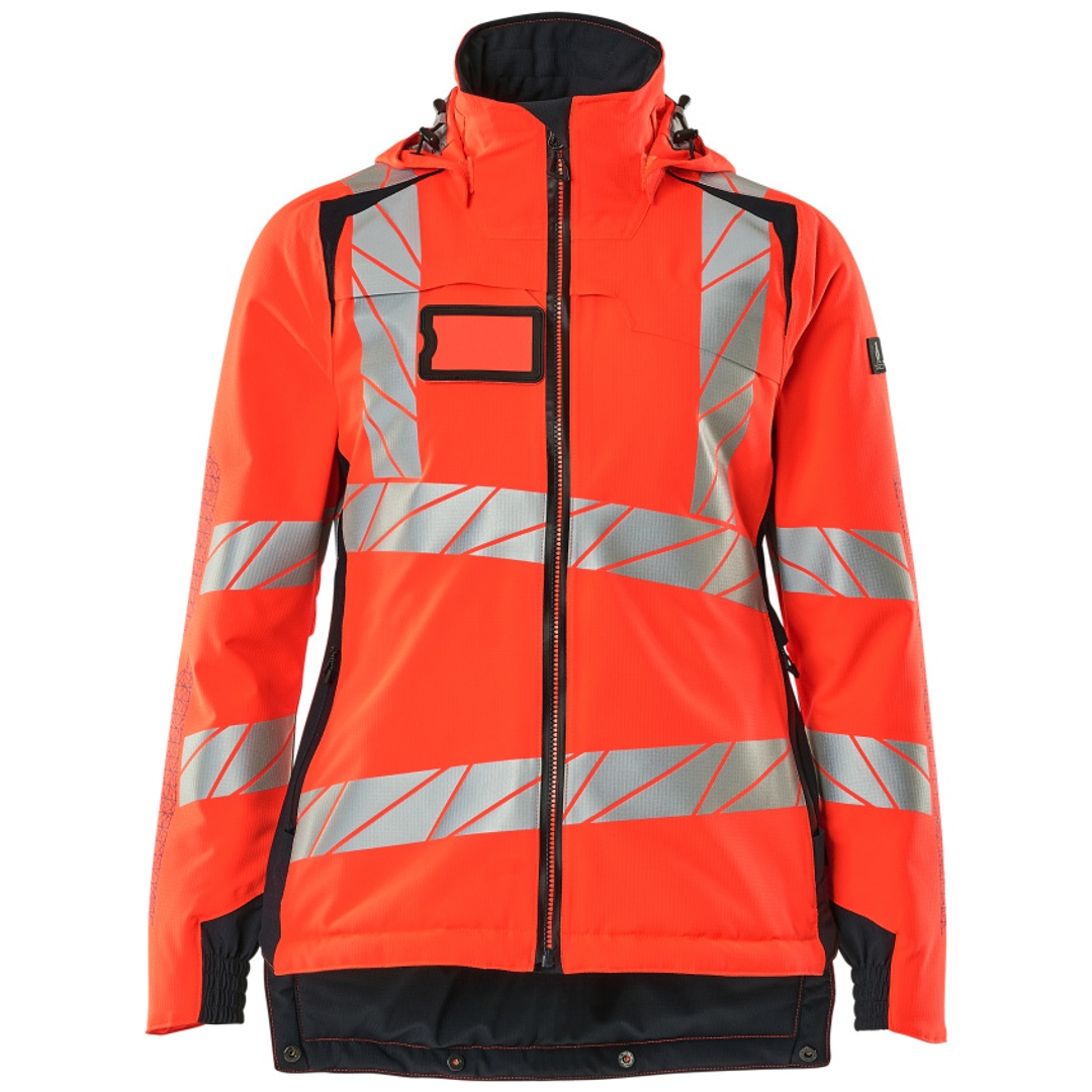 Mascot Winterjacke CLIMASCOT®, Damen Winterjacke Gr. XL, Hi-vis rot/schwarzblau
