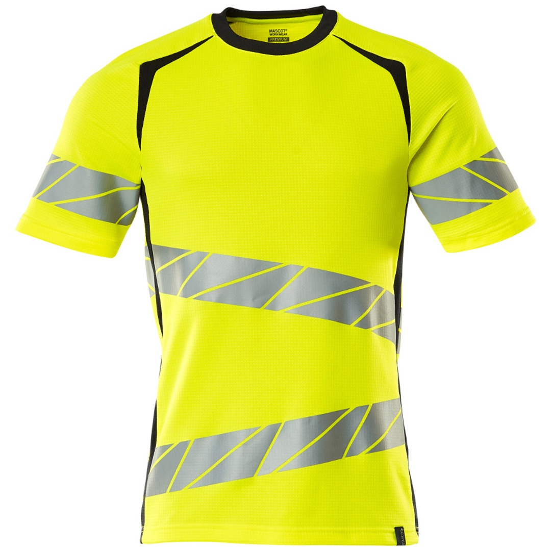Mascot Warnschutz Premium T-Shirt ACCELERATE SAFE 19082-771 Gr. L  hi-vis gelb/schwarzblau